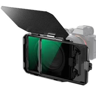 Barndoors - Matte Box - K&F Concept K&F Matte box kit5pcs Adapter Rings(67/72/77/82/95mm)+1pc ND8 Square filter+2 pcs of 4*5.65 inch fi SKU.2182 - quick order from manufacturer