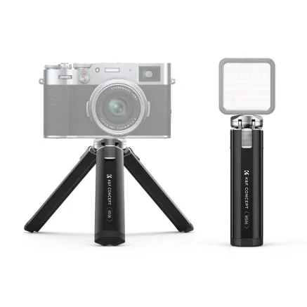 K&F Concept K&F Metal Mini Phone Camera Tripod, 1/4 Screw Table Stand, 2-Level Height Adjustment KF09.131