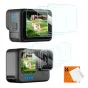 K&F Concept K&F Gopro Screen Protector*3pcs+Vacuum Cleaning Cloth*1pc, For Gopro Hero9/10/11/12 SKU.2191