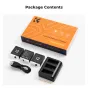 Accessories for Action Cameras - K&F Concept K&F GoPro Hero 12/11/10/9 sports camera battery 1730mAh,3 pack LED charger set KF28.0032V1 - quick order from manufacturer