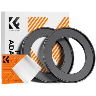 Adapters for filters - K&F Concept K&F Step Up Filter Ring 49-67mm*2pcs,+Vacuum Cleaning Cloth*1 KF05.339 - quick order from manufacturer