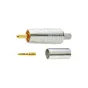 Canare RCAP-C3A 75 Ohm RCA Connector, Straight Plug CNRRCAPC3A