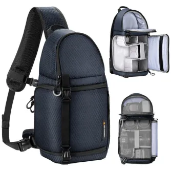 Shoulder Bags - K&F Concept K&F Sling Bag 10L Urban Wander 02(Blue) KF13.141V4 - quick order from manufacturer