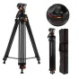 Tripod Heads - K&F Concept K&F Professional Video Tripod Head VA3+BV10 KF09.147 - quick order from manufacturer