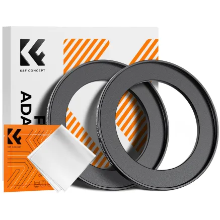K&F Concept K&F Step Up Filter Ring 58-77mm*2pcs,+Vacuum Cleaning Cloth*1 KF05.348