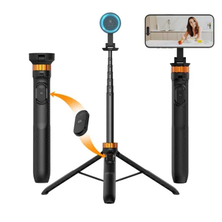 K&F Concept K&F MS19 Phone Tripod for iPhone with Bluetooth Remote Control KF09.139