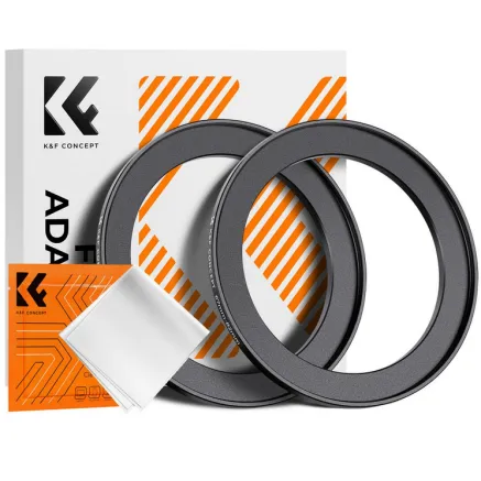 K&F Concept K&F Step Up Filter Ring 67-82mm*2pcs,+Vacuum Cleaning Cloth*1 KF05.355