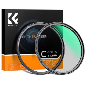 K&F Concept K&F 52MM C Series Magnetic CPL Filter,Reflection Green Film,With magnetic mount, KF01.2660