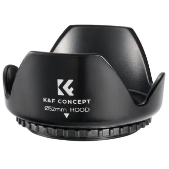 Lens Hoods - K&F Concept K&F 52MM Camera Lens Hood for Photography KF03.089 KF03.089 - quick order from manufacturer