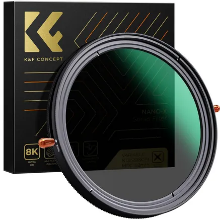 K&F Concept K&F 67MM Nano-X Multifunctional CPL+Variable/Fader ND 232 filter, HD, Waterproof, Anti Scratch, Gr KF01.1085V1
