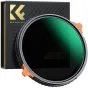 K&F Concept K&F 67MM ND4-ND64 (2-6 Stop) Variable ND Filter and CPL Circular Polarizing Filter 2 in 1 with 28 La KF01.1915