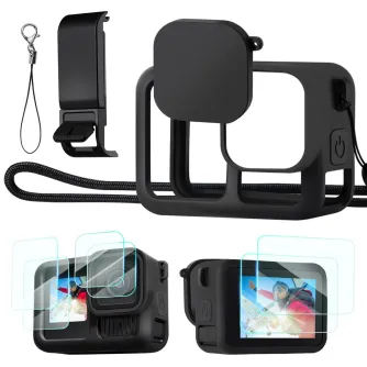 K&F Concept GOPRO 13 dedicated body silicone protective cover set, including 