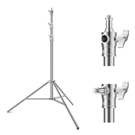 K&F Concept K&F 2.8m portable stainless steel photography light stand KF34.044