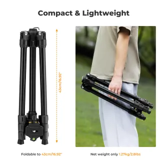 Photo Tripods - K&F Concept K&F 2024 New Design K255A7+BH-32 KF09.149 - quick order from manufacturer