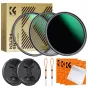 K&F Concept K&F 82MM CPL+MCUV+ND1000+Lens Cap CP Filter MCUV Protection ND SKU.2275V1