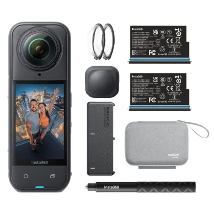 Insta360 X5 Essentials Bundle 8K 360 Action Camera with Accessories INSTA360X5ESENTIALS