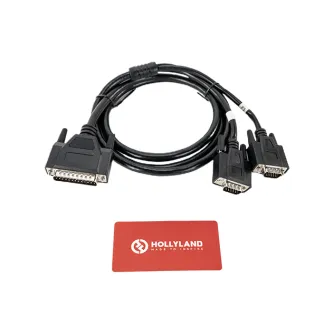 Wireless Audio Systems - Hollyland DB25 Male to Dual HDB15 Male Tally Cable 1,5m HL-TCB10 - quick order from manufacturer
