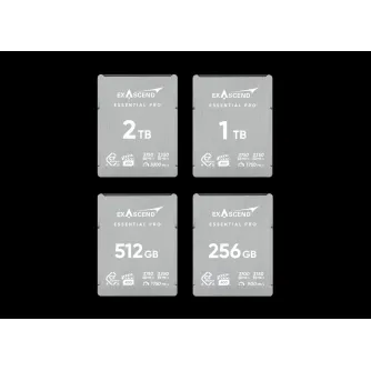 Memory Cards - Exascend CFexpress 4.0 Type B Element Pro Series 256GB EXPC4SB256GB - quick order from manufacturer