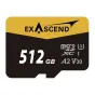 Memory Cards - Exascend UHS-I microSD Card Series 512GB Catalyst (with Adapter) EX512GUSDU1-AD - quick order from manufacturer