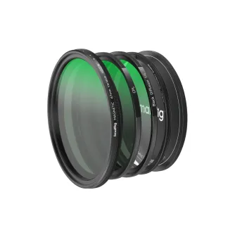 SmallRig 5-in-1 Attachable Filter Kit VND 2-32 & CPL & 1/4 Effect Black Mist (67mm) 4726 4726