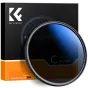 Neutral Density Filters - K&F Concept K&F 82MM, True Color Variable ND2ND400, ultra-thin adjustable filter, optical glass, anti-reflectio KF01.2801 - quick order from manufacturer