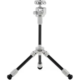 Mini Tripods - Tilta Tabletop Ball Head with 1-Stage Carbon Fiber Tripod Legs (3KG) Extendable Edition - Snow White TT-BT03E-FB-SW - quick order from manufacturer