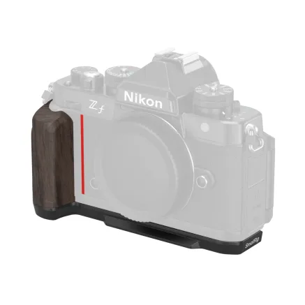 SmallRig L-Shape Mount Plate with Wooden Handle for Nikon Z f 4801 4801