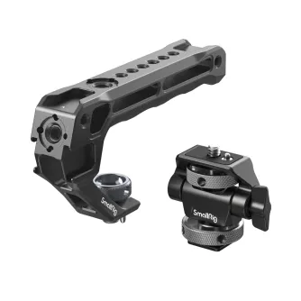 SmallRig Top Handle with Monitor Support Kit (Compatible with Cold Shoe) 5322 5322