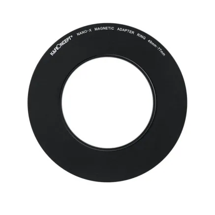 K&F Concept K&F 49-77mm Magnetic Filter Adapter Ring, Matte Black, Frame Thickness 2.16mm KF05.292