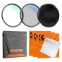 K&F Concept K&F 55mm 2pcs Professional Lens Filter Kit (MCUV/CPL) + Filter Pouch+Lens Cap+3pcs*Cleaning Cloth SKU.2034V1