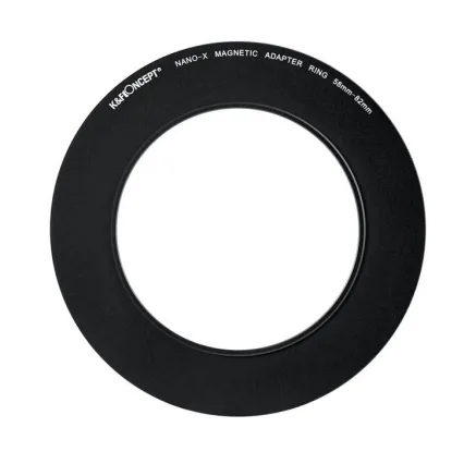K&F Concept K&F 58-82mm Magnetic Filter Adapter Ring, Matte Black, Frame Thickness 2.16mm KF05.302