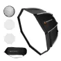 Softboxes - K&F Concept K&F 90CM Quick Release Octagonal Softbox with Bowens Mount. KF18.0007V2 - quick order from manufacturer