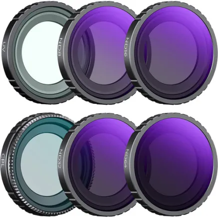K&F Concept K&F CPL+UV+ND8+ND16+ND32+ND64 Filters Kit 28 Multi-Layer Coated Compatible with Insta360 GO 3S SKU.2287
