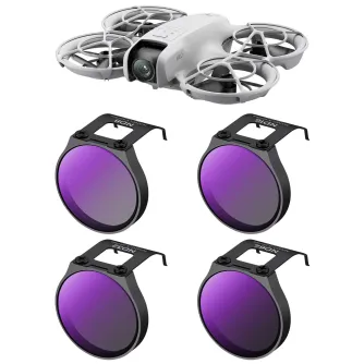 K&F Concept K&F DJI NEO 4pcs filter kit (ND8+ND16+ND32+ND64) lens for DJI drones, HD, single-sided anti-reflecti SKU.2329