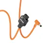 ZGCINE D-Tap to DC Power CableDC5.5*2.5)Coiled Braided Cable DT-DC L