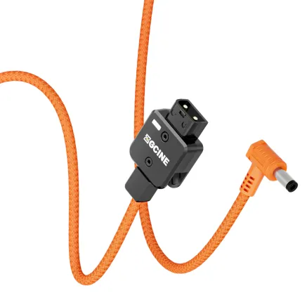 ZGCINE D-Tap to DC Power CableDC5.5*2.5)Coiled Braided Cable DT-DC L