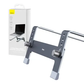 Holders Clamps - Laptop Stand Baseus (4-Gear Adjustable) Space Grey B10053100811-00 - quick order from manufacturer