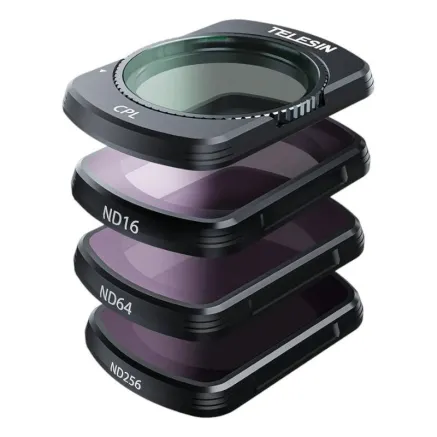 Lens filter set CPL + ND16/64/256 TELESIN for DJI Osmo Pocket 3 S5-FLT-03