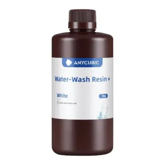 3D Printers & Materials - AnyCubic Water-Wash Resin + (White) SSXWH-104D - quick order from manufacturer