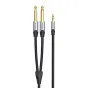 Audio cables, adapters - Audio cable mini jack 3.5mm to 2x jack 6.35mm male Vention BARHK 8m BARHK - quick order from manufacturer