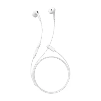 Headphones - Baseus Encok CZ19 Wired In-Ear Headphones White A00182201213-00 - quick order from manufacturer