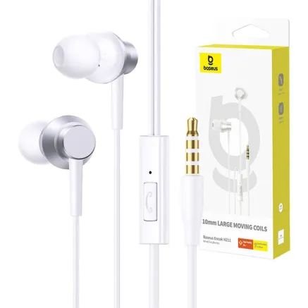 Baseus Encok HZ11 headphones - white A00164200213-Z1