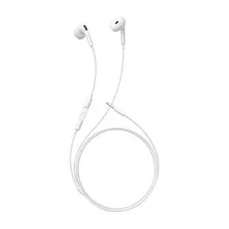 Headphones - Baseus Encok HZ19 White wired in-ear headphones A00182301213-00 - quick order from manufacturer
