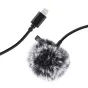 Lavalier Microphones - Jack Puluz tie microphone with clip PU426 1.5m 3.5mm Lightning PU426 - quick order from manufacturer