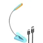 Hand Lights - Wireless lamp Glocusent mini GLCSNTBL103B clip-on book light, USB-C Blue GLCSNTBL103B - quick order from manufacturer