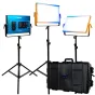 Light Panels - Dracast X Series LED2000 Bi-Color LED 3 Light Kit with Injection Molded Travel Case (DRX32000BNH) - quick order from manufacturer