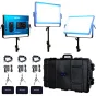 Light Panels - Dracast X Series LED2000 Daylight LED 3 Light Kit with Injection Molded Travel Case (DRX32000DNH) - quick order from manufacturer