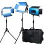 Light Panels - Dracast X Series LED1000 Daylight LED 3 Light Kit with Injection Molded Travel Case (DRX31000DNH) - quick order from manufacturer