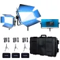 Light Panels - Dracast X Series LED1000 Daylight LED 3 Light Kit with Injection Molded Travel Case (DRX31000DNH) - quick order from manufacturer