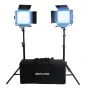 Light Panels - Dracast X Series LED500 Daylight LED 2 Light Kit with Nylon Padded Travel Case (DRX2500DNS) - quick order from manufacturer
